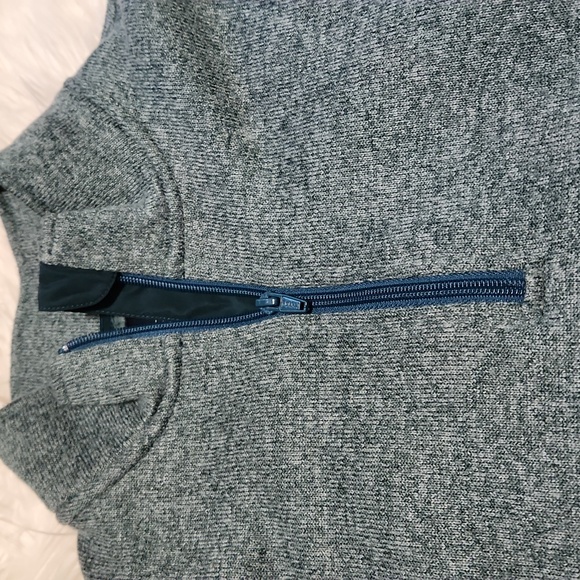 Men's J Crew half zip fleece pullover- medium - Picture 2 of 9